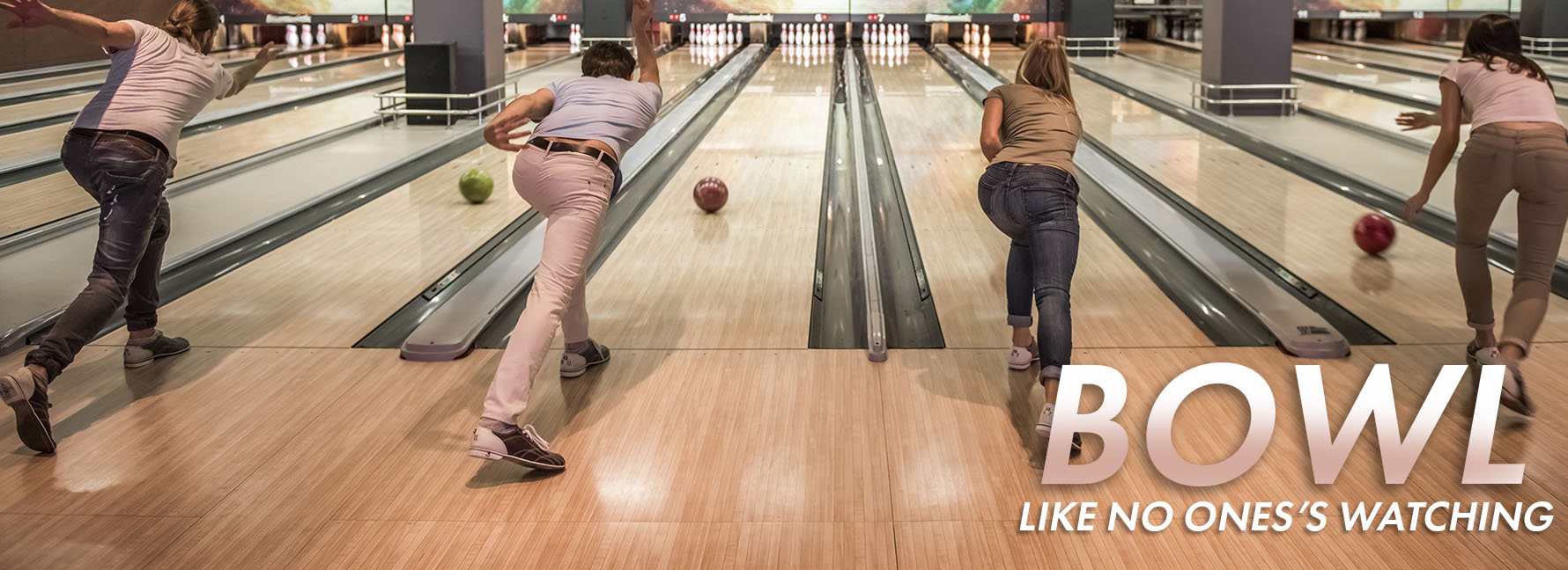 Bowling people image